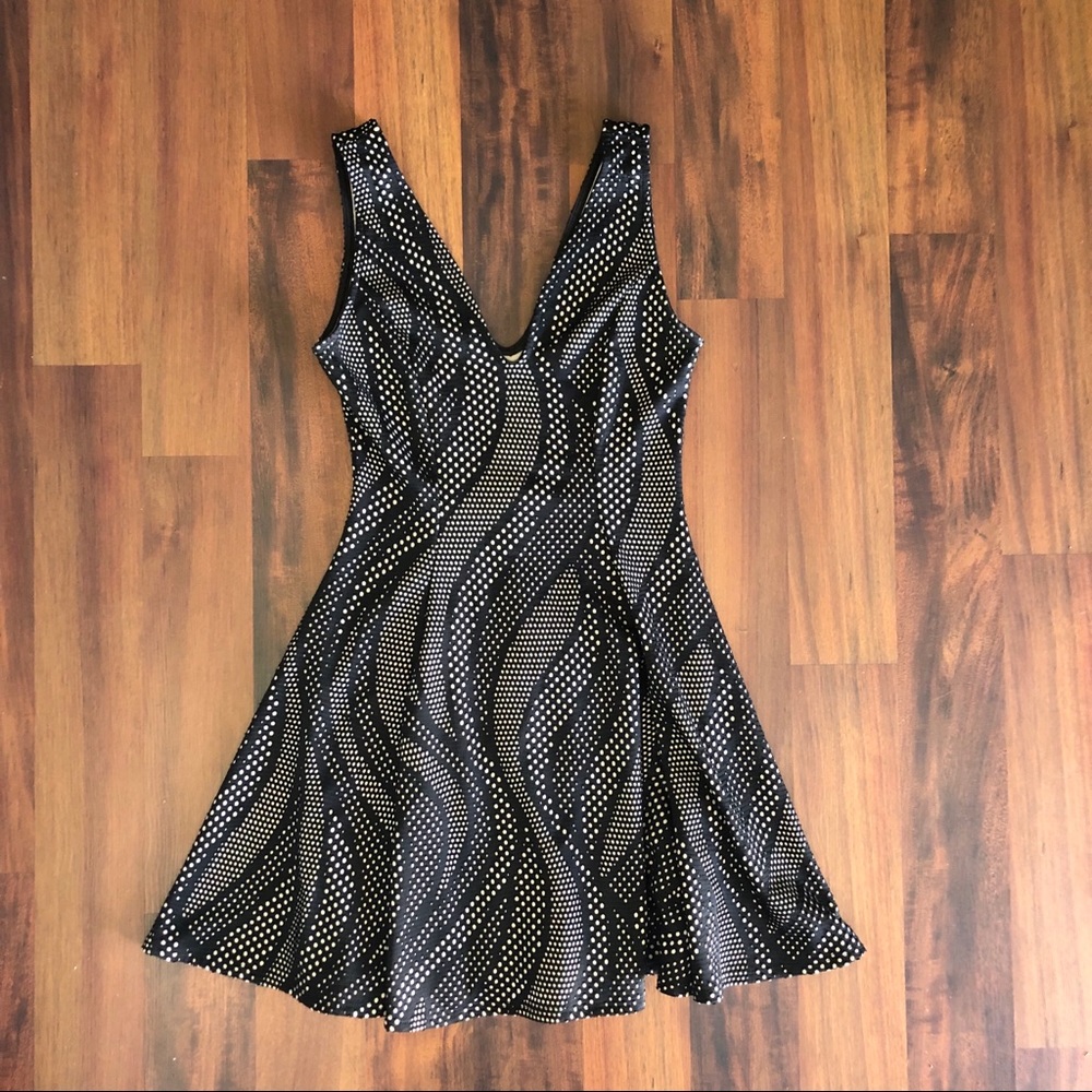 Black & Tan Skater Dress Size Small